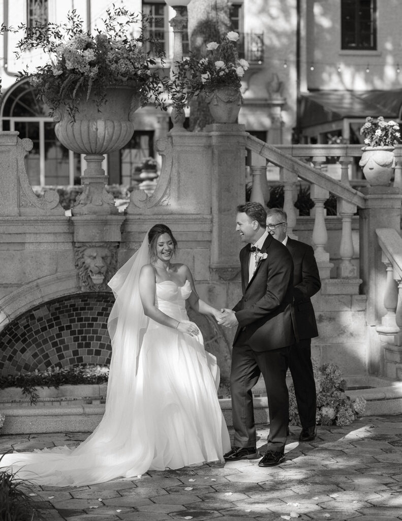Spanish moss and oak canopy greenery at the Epping Forest Country Club wedding venue